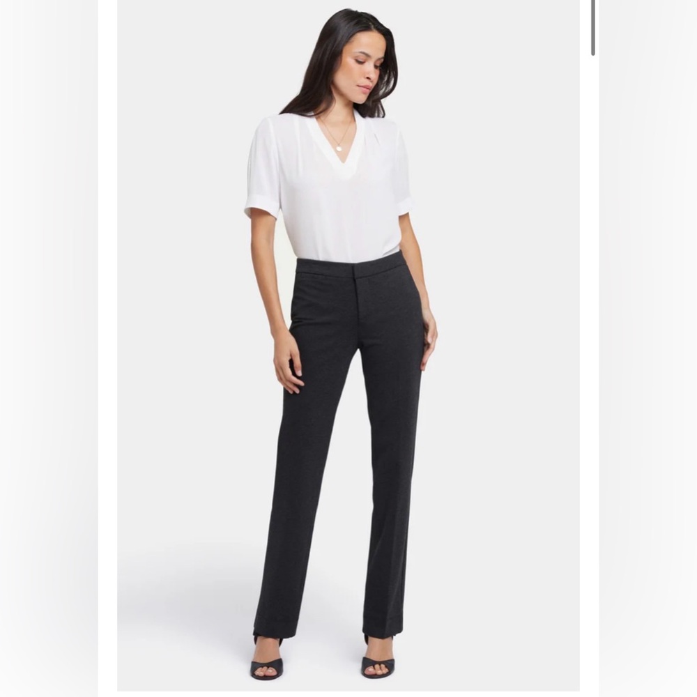 NYDJ Slim Trouser Pants
In Ponte Knit - Dark Gray